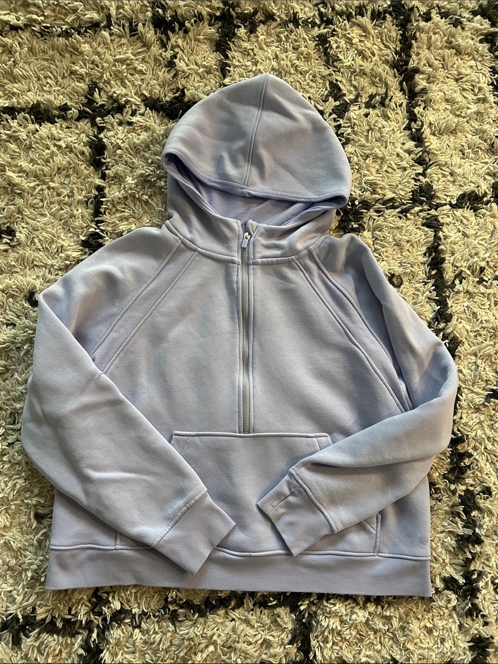 Danskin Light Purple Half-Zip Hooded Jacket